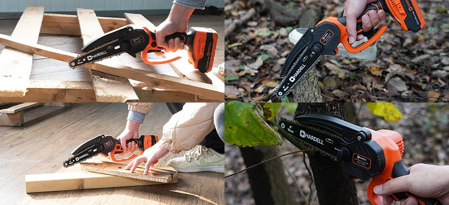 four uses of mini chainsaw